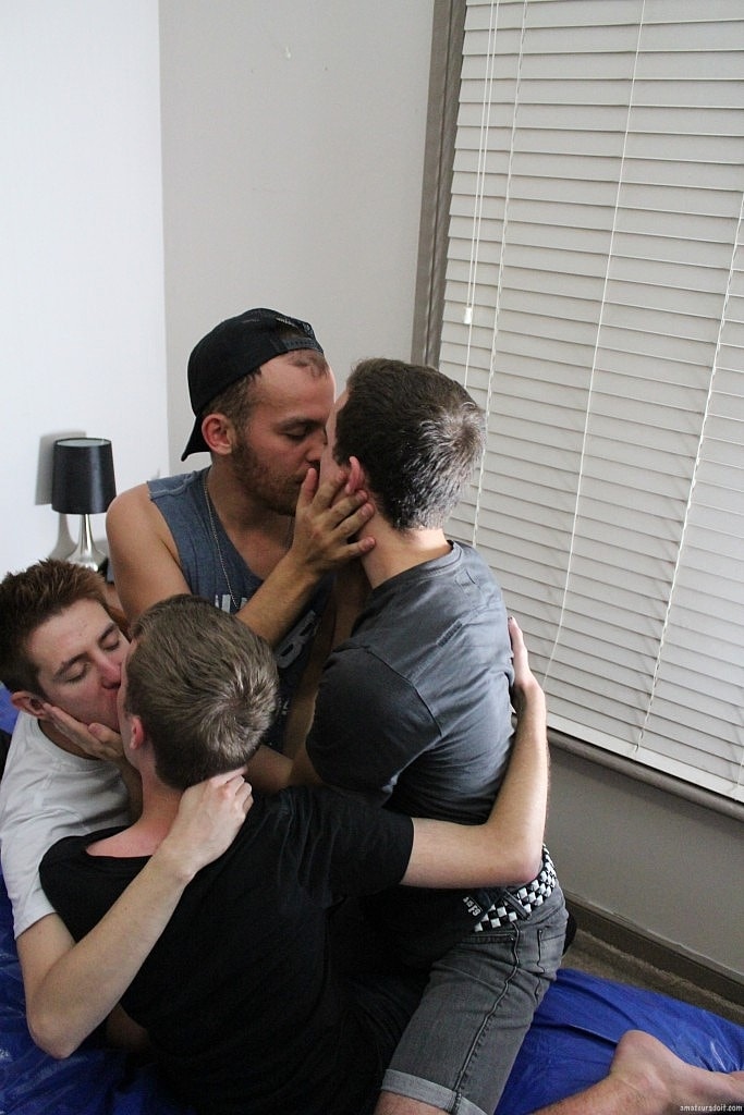 Gay couple Clay Dirt & Nic Naughty have a sizzling foursome  